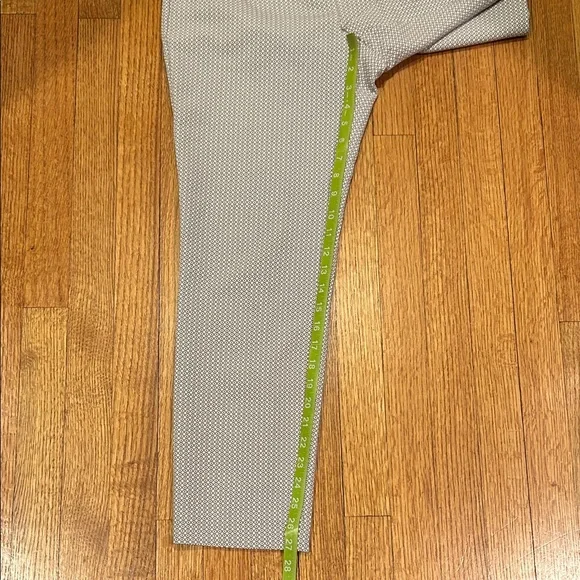 Adrianna Papell Taupe Geometric Pants - Picture 7 of 11